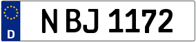 Truck License Plate